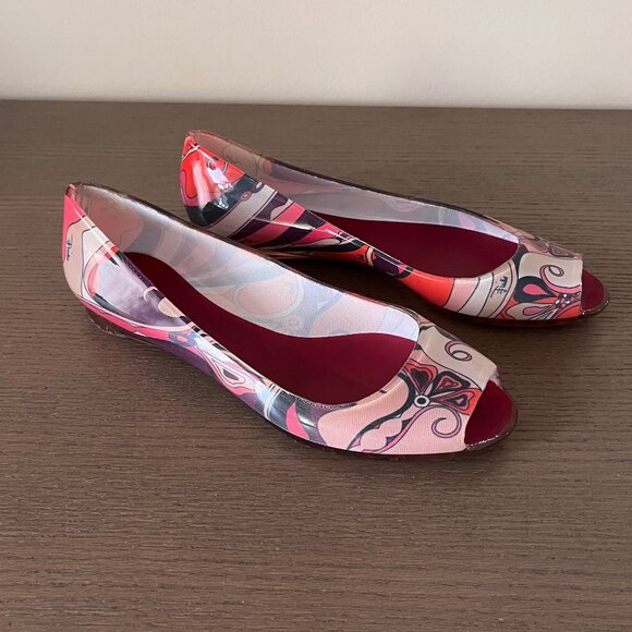 Emilio Pucci Shoes - Rare Emilio Pucci Multi-Color Jelly Flats Size EU 38/ US 8